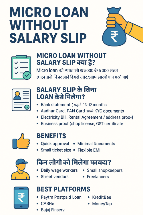 Micro Loan Without Salary Slip