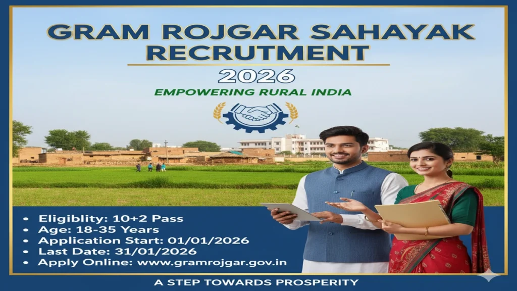 gram rojgar sahayak recruitment 2026