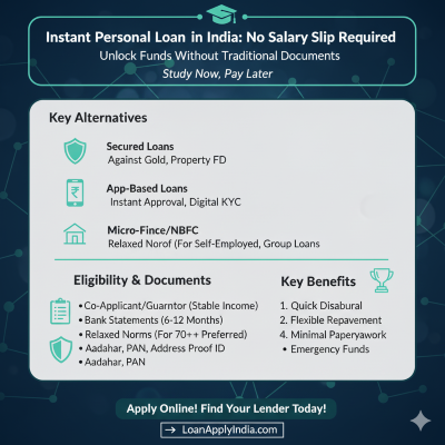 How to Get Personal Loan Without Salary Slip in India