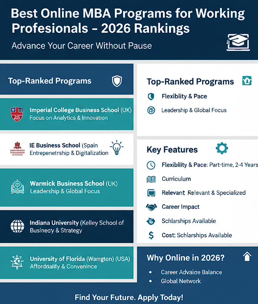 Best Online MBA Programs for Working Professionals in 2026