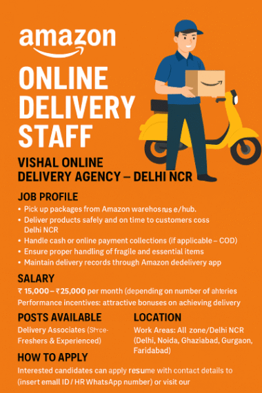 Amazon Online Delivery Staff