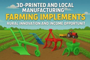 3D-Printed और Local Manufacturing के ज़रिए Farming Implements