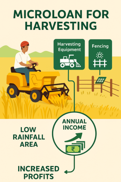 Harvesting Equipment Micro Loan for Farmers