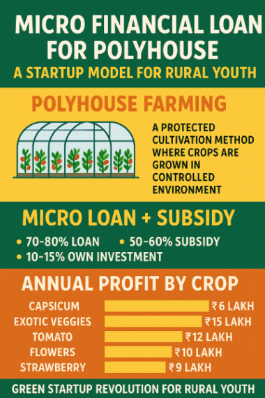 Micro Financial Loan for Polyhouse in Rural Areas