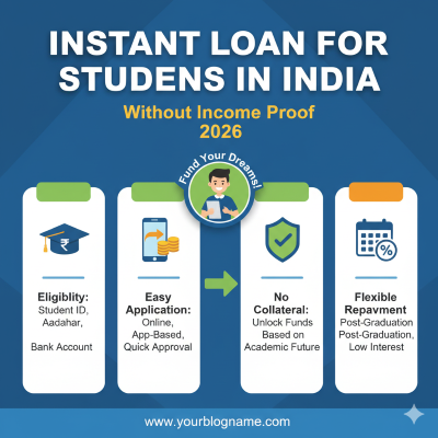 Instant Loan for Students Without Income Proof in India 2025
