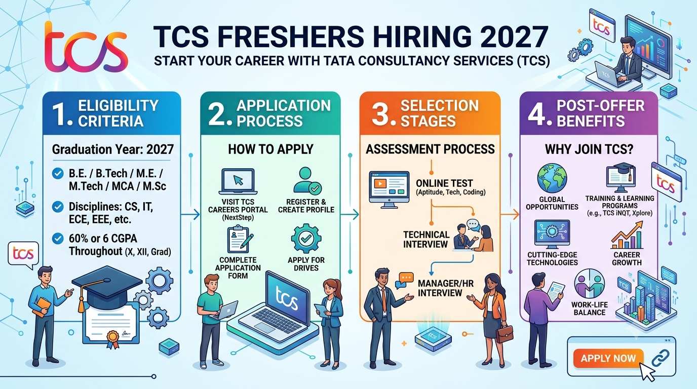 TCS Freshers Career Update 2027