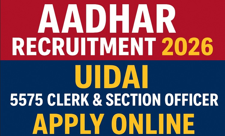 aadhar recruitment 2026