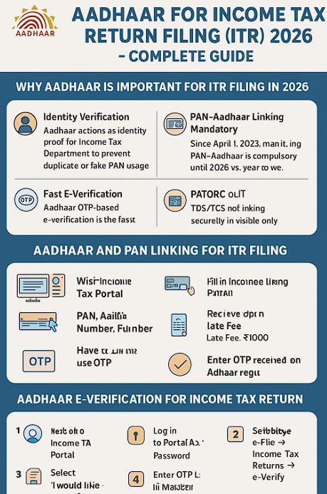 Aadhaar for Income Tax Return