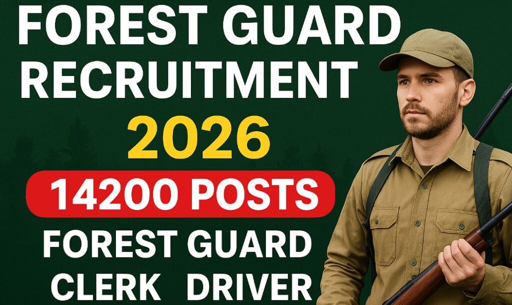 forest guard recruitment 2026
