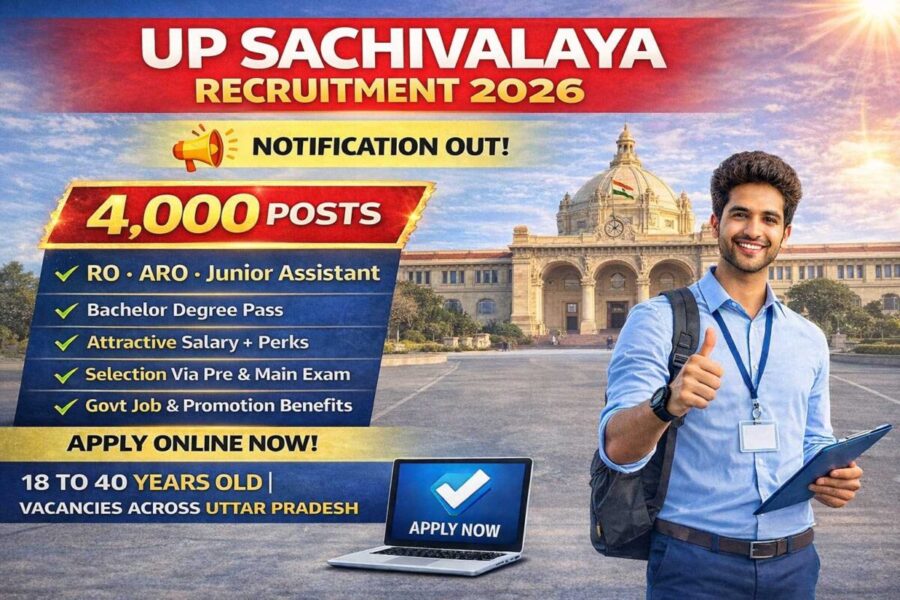 up sachivalaya recruitment 2026