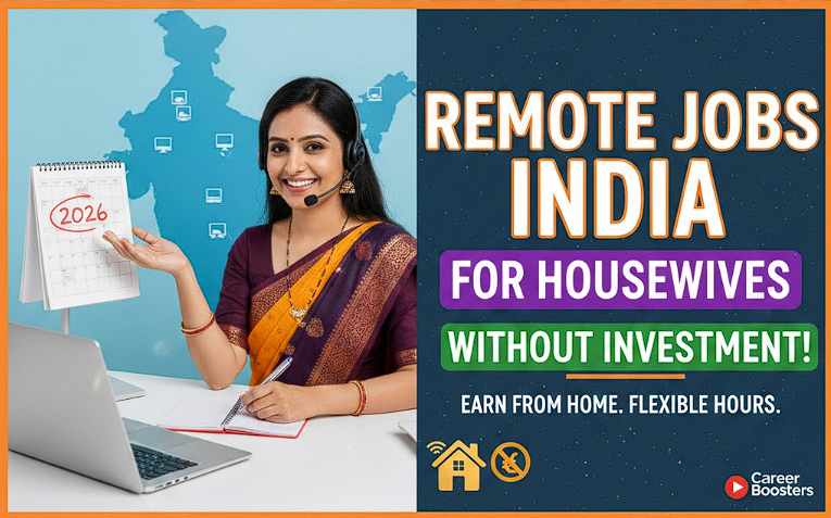 remote jobs India for housewives