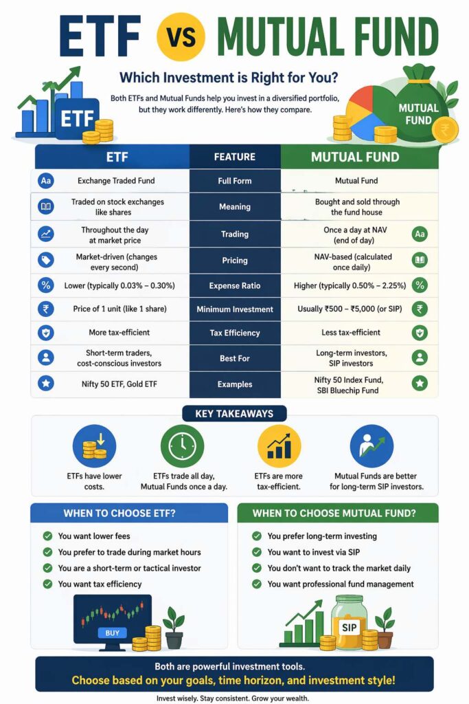 ETF vs Mutual Fund