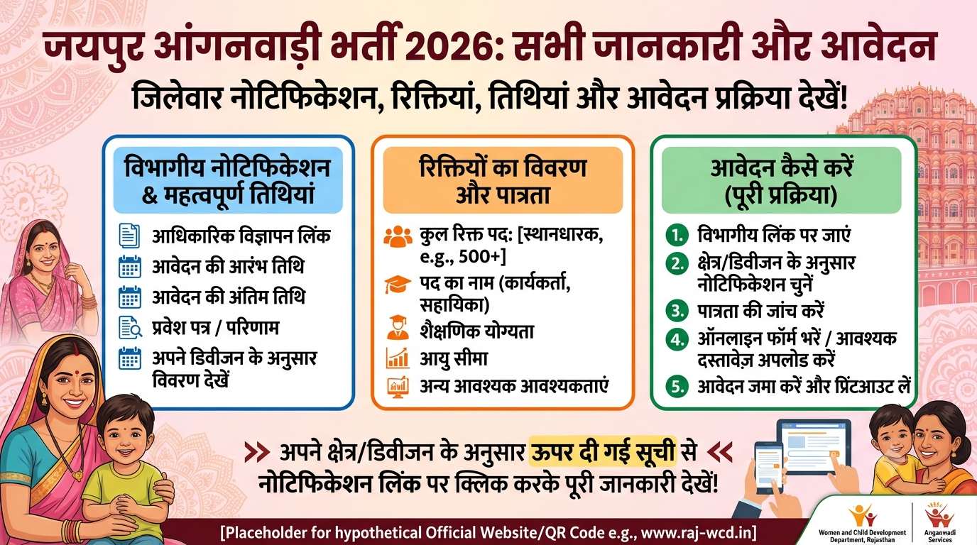 jaipur anganwadi vacancy 2026