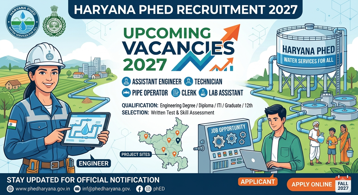 Haryana PHED Recruitment 2027
