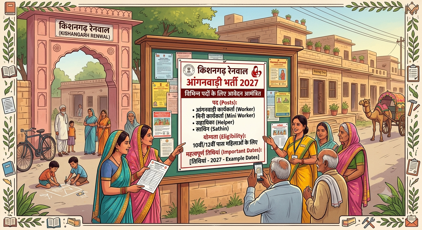 Kishangarh Renwal Anganwadi Vacancy 2027