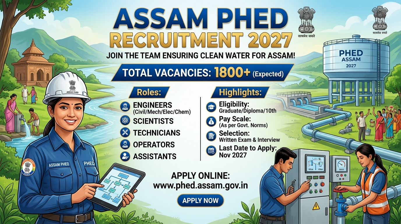 Assam PHED Recruitment 2027