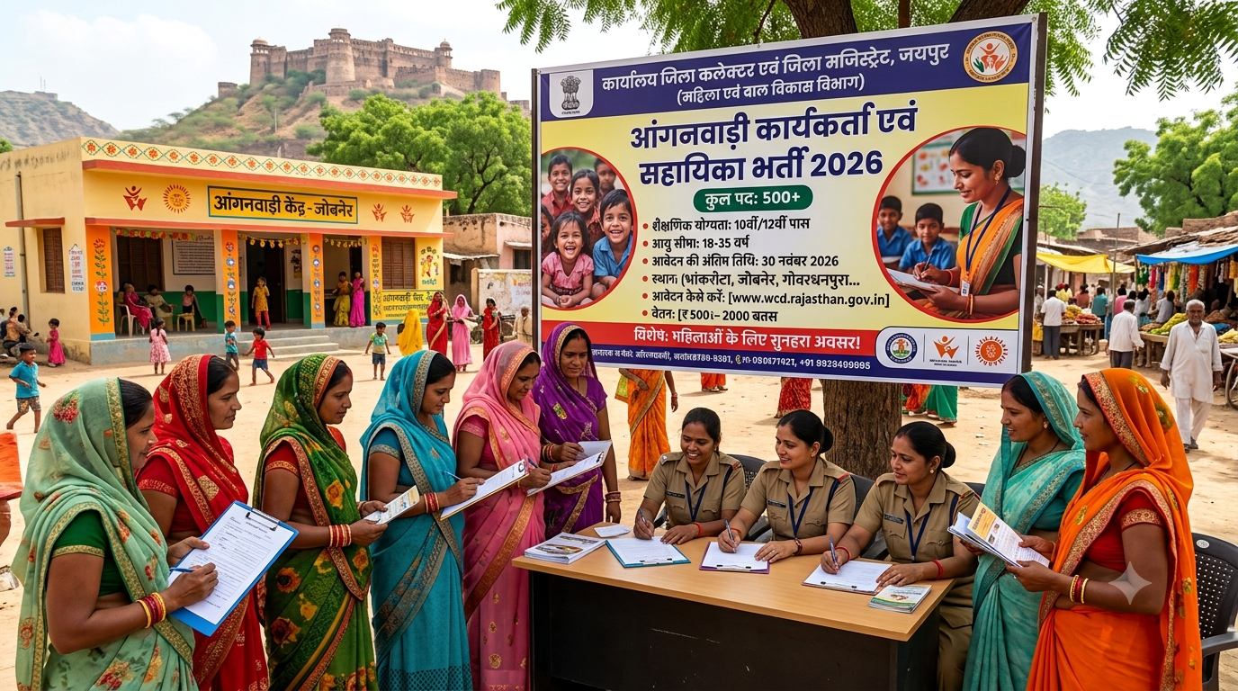 Jobner Anganwadi Vacancy 2026