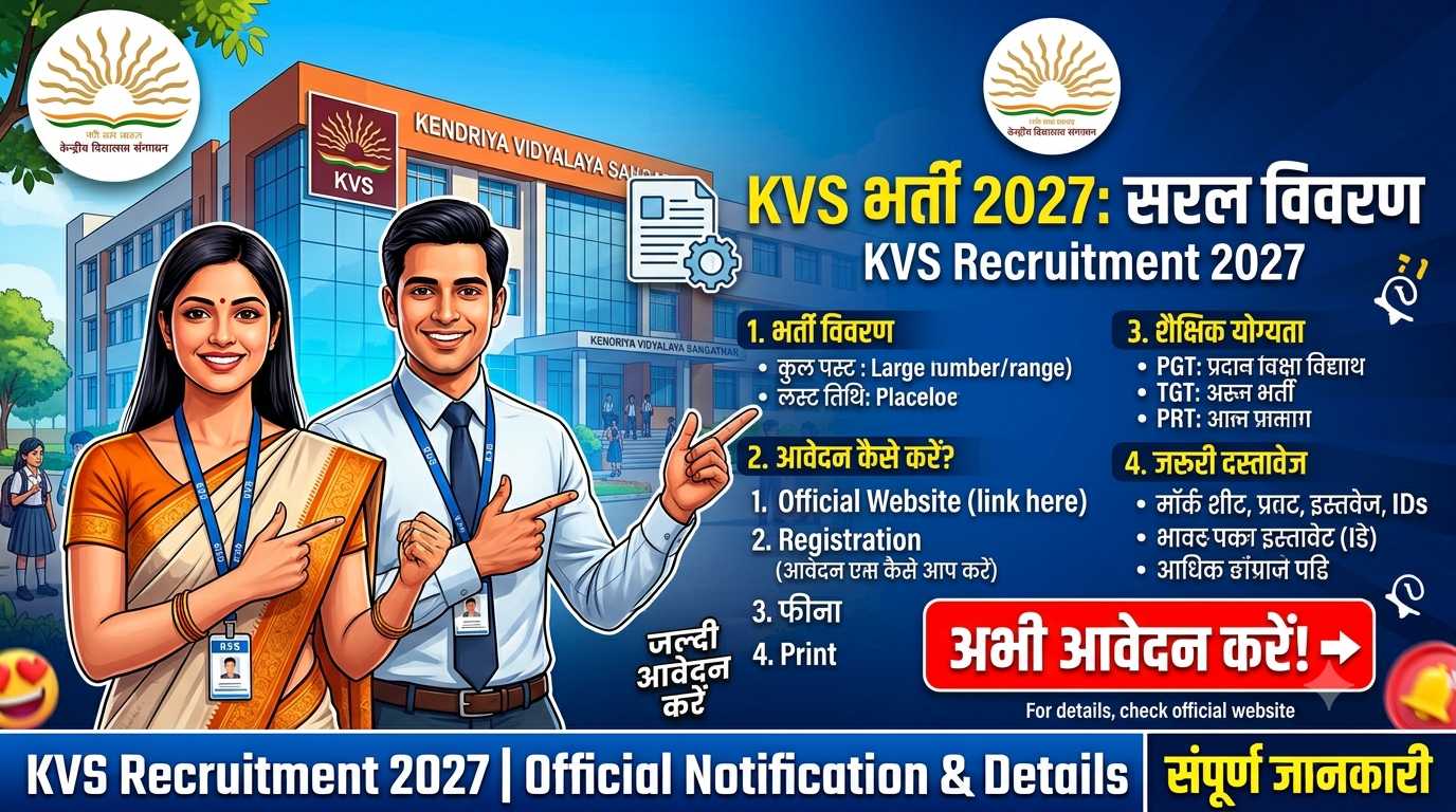 kvs recruitment 2027