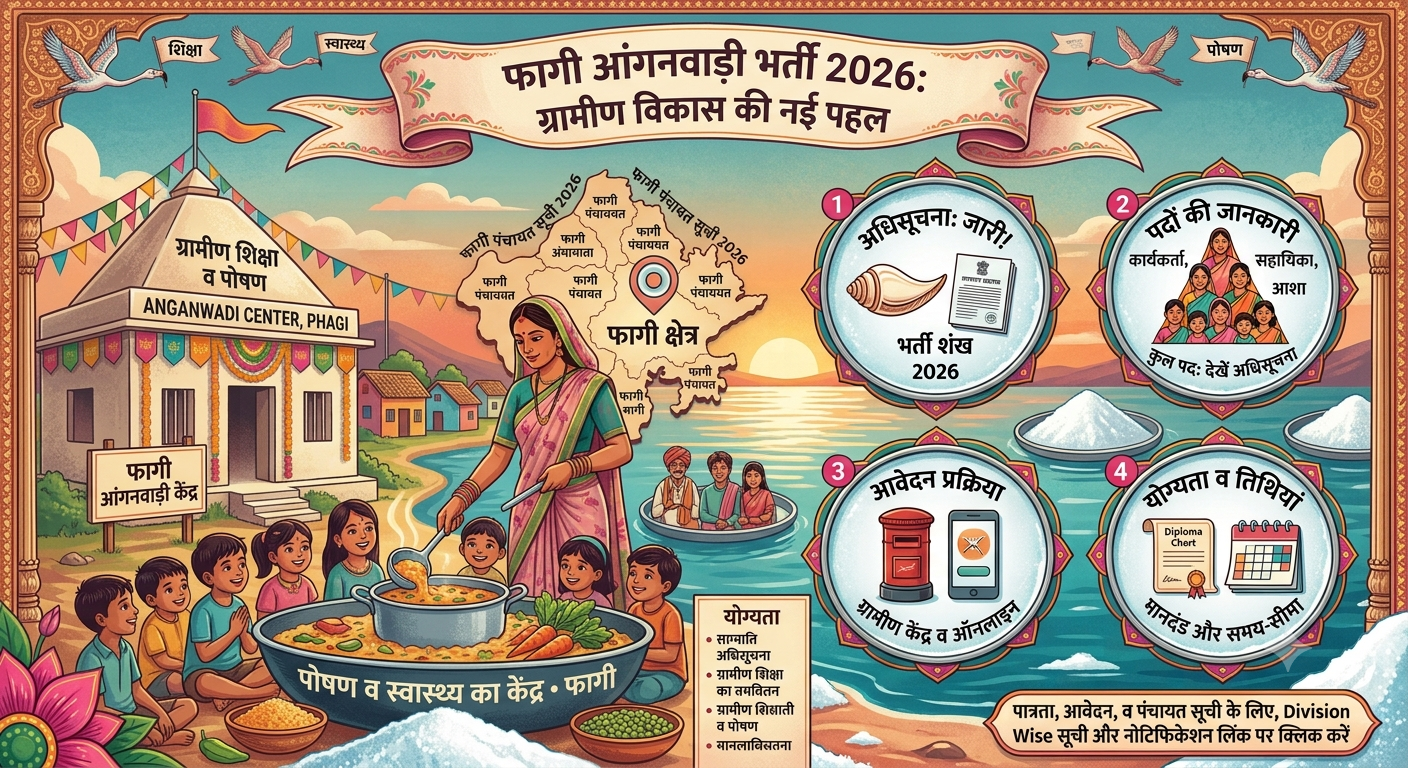 Phagi Anganwadi Vacancy 2026