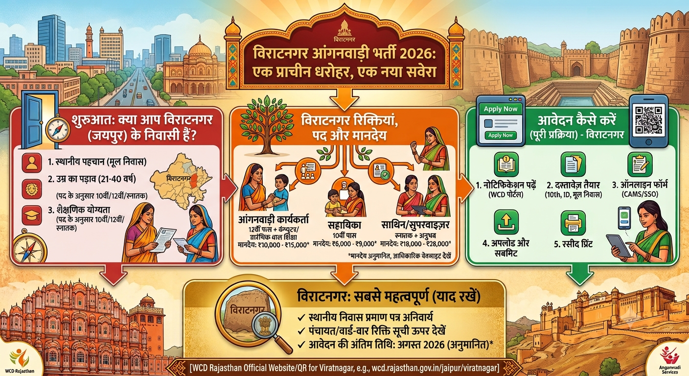 Viratnagar Anganwadi Vacancy 2026