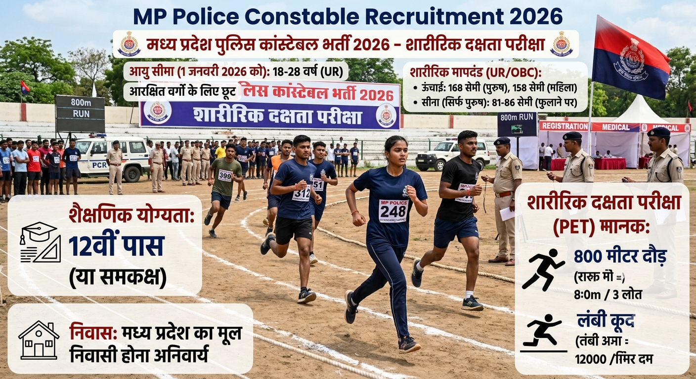 MP Police Constable Eligibility 2026