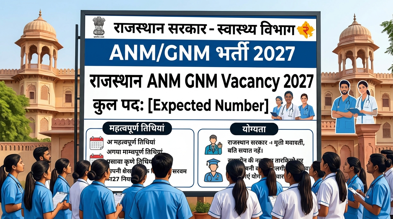 Rajasthan ANM GNM Vacancy 2027