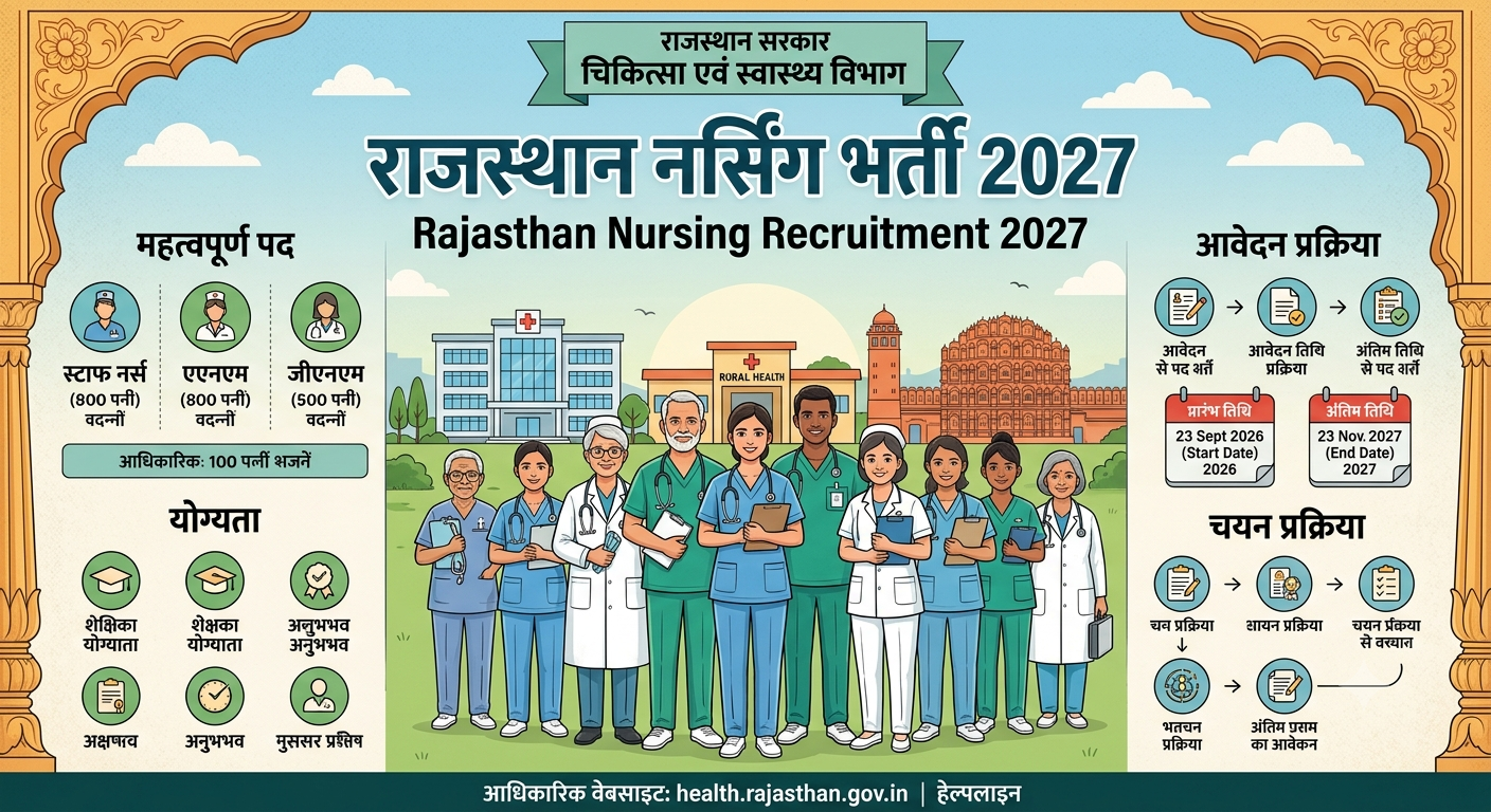 Rajasthan Nursing Recruitment 2027