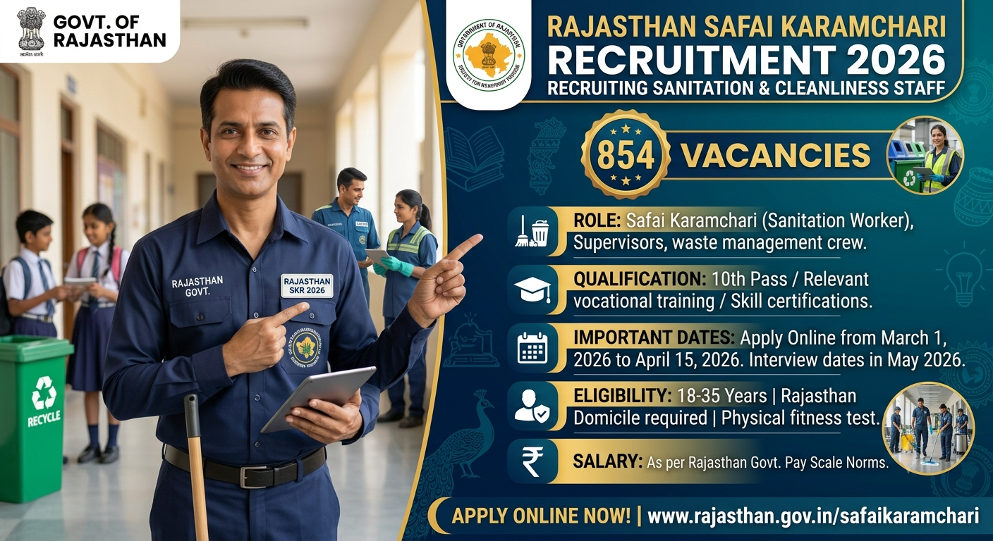 Rajasthan Safai Karamchari Recruitment 2026